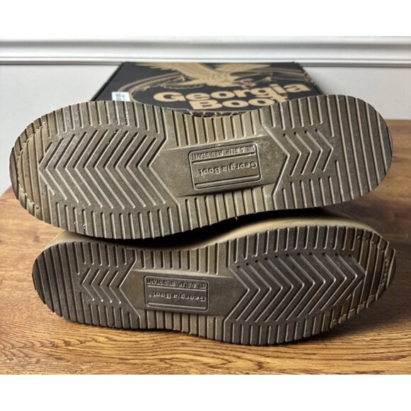 GEORGIA BOOT WEDGE 6" SOFT TOE MEN'S SIZE 12 W WORK BOOTS G6152 - Picture 8 of 9